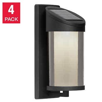 Costco - GTX Solar Wall Light, 4-pack + Free Delivery $20