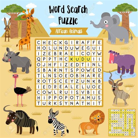 Free Printable Animal Puzzles | Free Printable