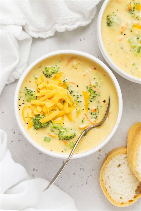 Easy Gluten-Free Broccoli Cheese Soup (Like Panera!)