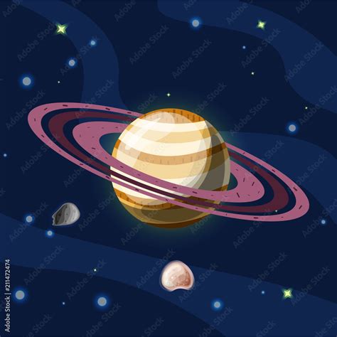 Saturn Planet Rings