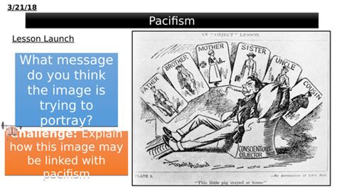 Pacifism | Teaching Resources