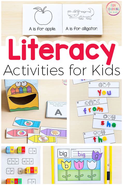 Preschool Activities For Literacy Development