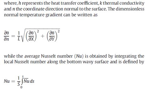 Nusselt Number For Laminar Flow