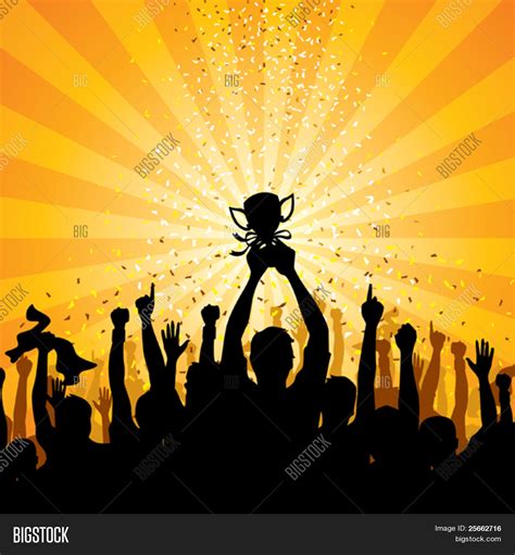 Cheering Crowd Vector & Photo (Free Trial) | Bigstock