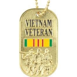 Vietnam Veteran Dog Tag