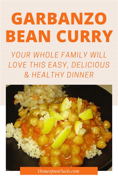 Garbanzo Bean Curry - Homespun Oasis by Millie Copper