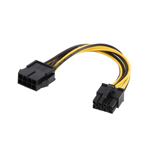 EPS 12V Male to 8 pin Female PCI IDE Express Power Extension Cable Adapter For CPU-in Cables ...