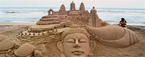 Sand Art in Odisha - Tours Orissa