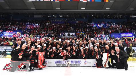 Six WHL Players Win Gold with Canada at 2020 IIHF World Junior Championship - OurSports Central