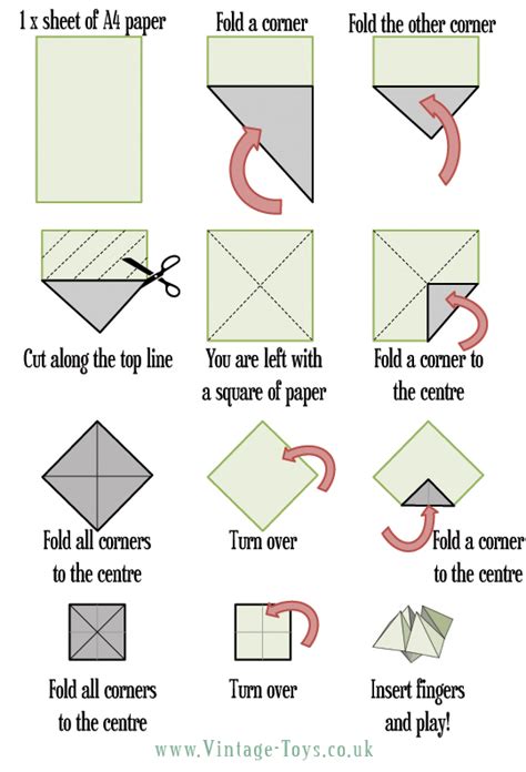 How To Fold A Fortune Teller | Apps Directories