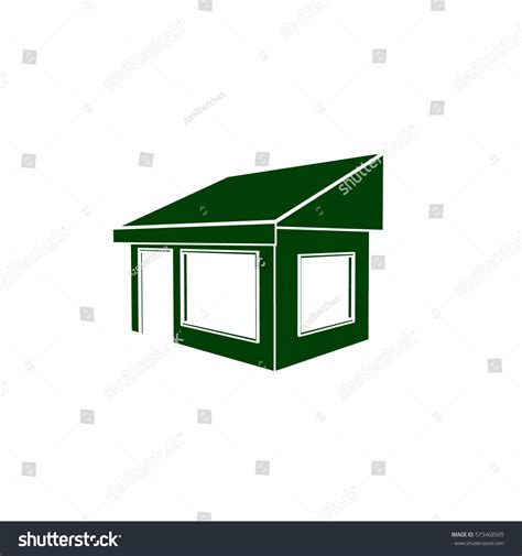 Showcase Icon Vector Illustration Flat Design Stock Vector (Royalty ...