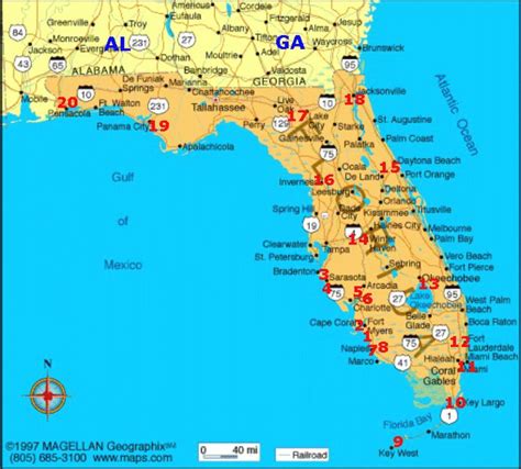 Florida State Parks Camping Map - Printable Map