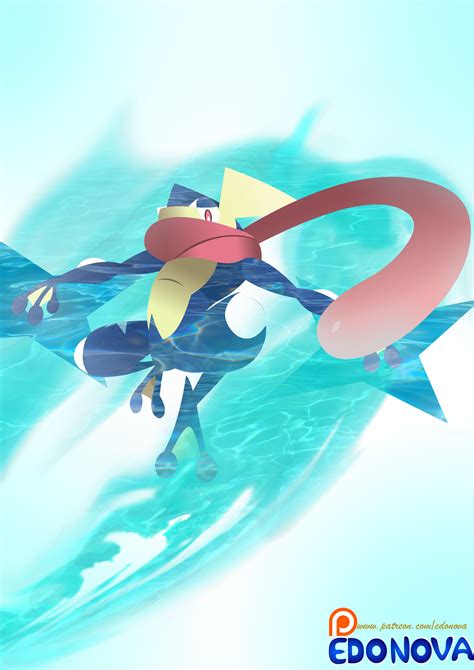 Greninja Water Shuriken | Edo Nova on Patreon | Pokemon, Shuriken, Water