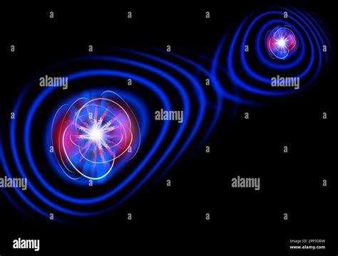 Quantum entanglement, conceptual illustration Stock Photo - Alamy