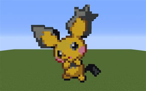 Pichu Pixel Art, creation #14001