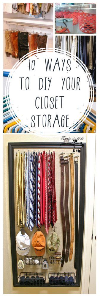 10 Ways to DIY Your Closet Storage - The Organized Chick