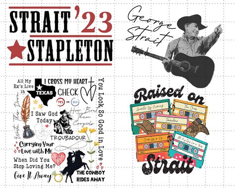 George Strait PNG George Strait SVG Original Design George - Etsy