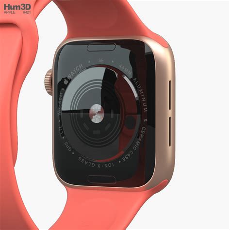 Apple Watch SE 44mm Aluminum Gold 3D model - Electronics on Hum3D