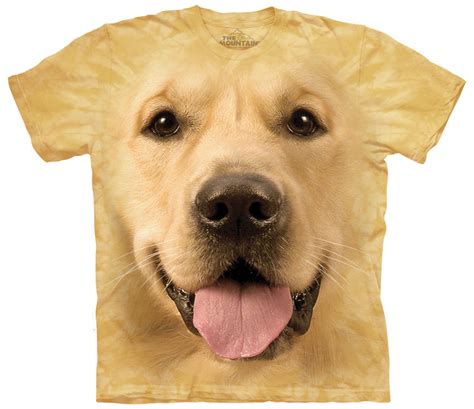 Golden Retriever Shirt Natural USA Cotton