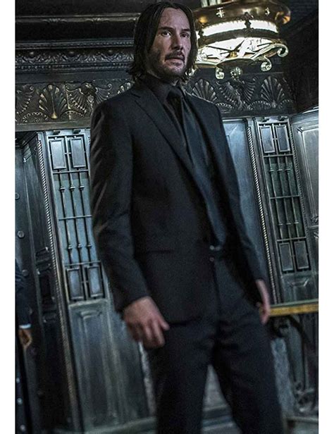 John Wick Suit - Chapter 3 Black Keanu Reeves Suit