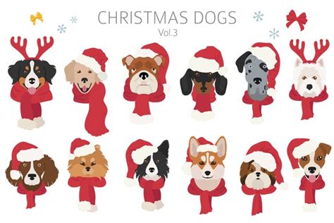 2,291 Clipart Christmas Dog Royalty-Free Photos and Stock Images ...