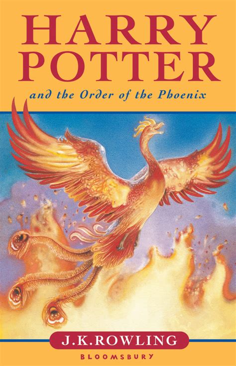 Book 5: Harry Potter and the Order of the Phoenix: Cover Art — Harry ...