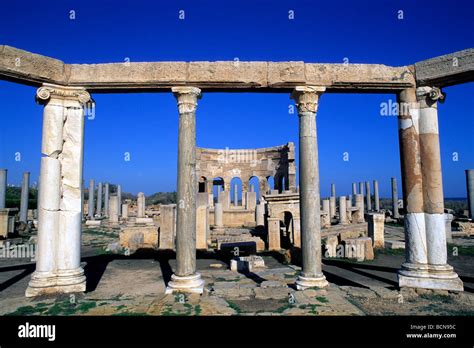 libya leptis magna Stock Photo - Alamy