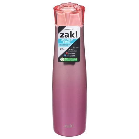 Zak Jewel Stainless Steel Water Bottle - Pink - Shop Travel & to-go at ...