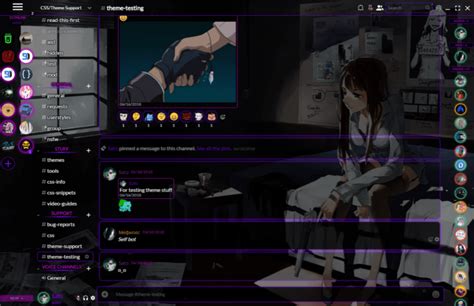 free download theme, image, wallpaper & bacground: Discord Theme Anime