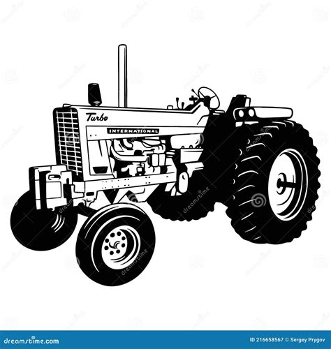 Tractor Outline Clipart