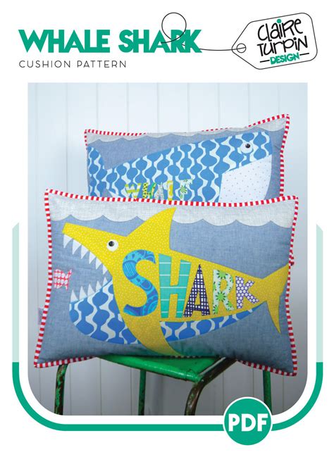 Whale Shark PDF Applique Pattern — Claire Turpin Design