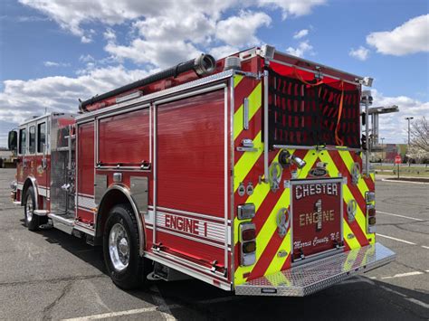 New Pierce Fire Truck - Enforcer Pumper delivered to Chester Township - FSS