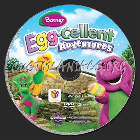 Barney: Egg-Cellent Adventures dvd label - DVD Covers & Labels by Customaniacs, id: 164250 free ...