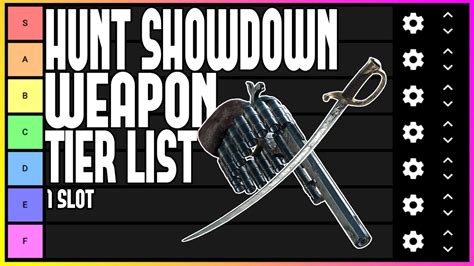 Hunt Showdown Weapon Tier List - 1 Slot! - YouTube