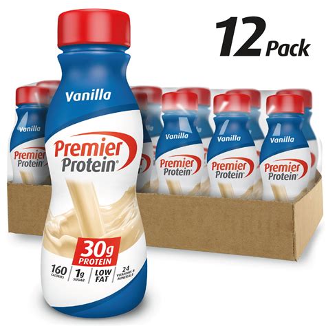 Premier Protein Shake, Vanilla, 30g Protein, 11.5 Fl Oz, 12 Ct - Walmart.com - Walmart.com