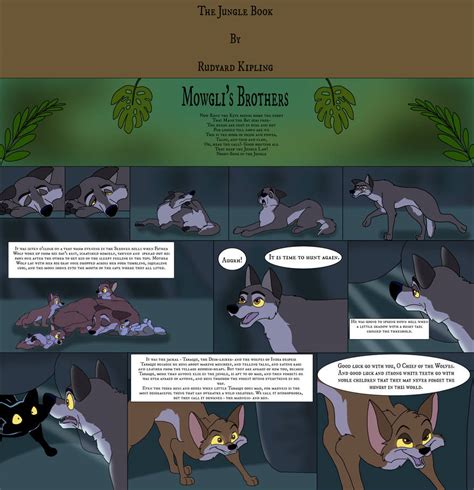 Mowgli's Brothers Page 1 by Hyzenthlay-Rose on DeviantArt