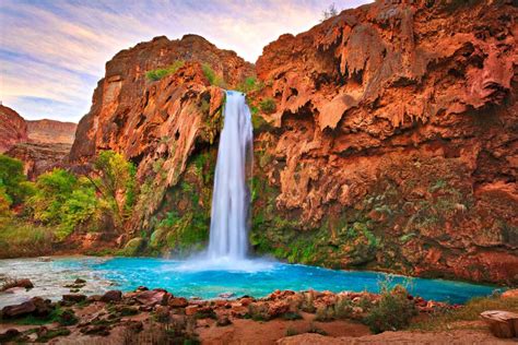 Experience the Waterfalls in Supai Arizona - City Towner