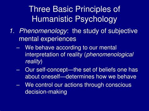 PPT - Humanistic Psychology PowerPoint Presentation, free download - ID ...