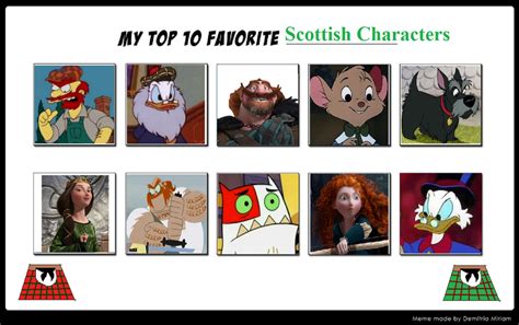 My Top 10 Favorite Scottish Characters by SithVampireMaster27 on DeviantArt