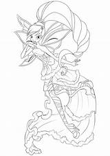 Winx Harmonix Mewarnai Principesse Stampare Colorear Ausmalbild  sketch template