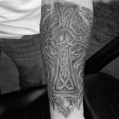 100 Celtic Cross Tattoos For Men - Ancient Symbol Design Ideas