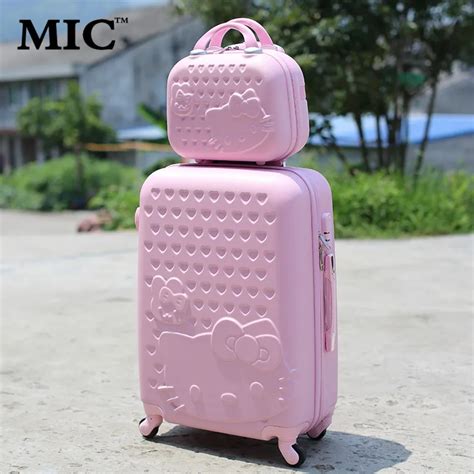 20"24"28" Hello Kitty Suitcase Sets,Children Women's KT Luggage,High ...