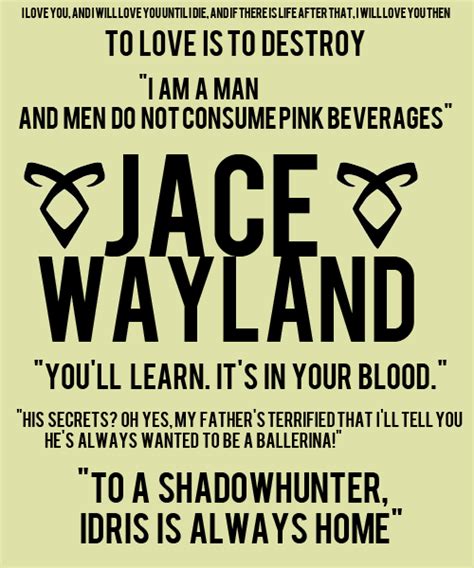 Jace Herondale Quotes by @quotesgram Herondale Family Tree, Will Herondale Quotes, Mortal ...