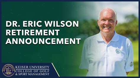 Dr. Wilson Retirement Announcement - YouTube