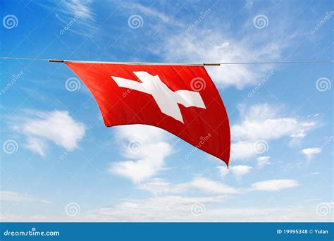 Swiss Canton Flag Series: the National Fla Stock Photo - Image of ...