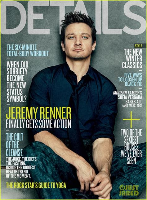 Jeremy Renner Covers 'Details' Magazine Dec/Jan 2012 - Actors photo (27056946) - fanpop