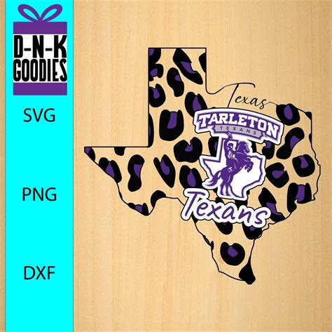 Tarleton State University Texans PNG SVG Dxf Digital Download - Etsy