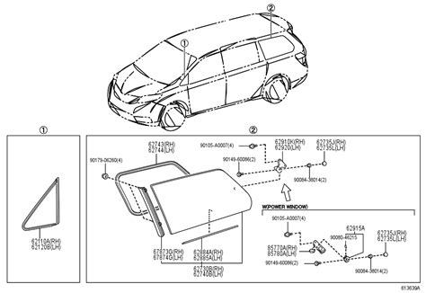 Side Window Parts | Toyota Auto Parts