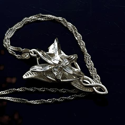 Arwen Evenstar Necklace Elf Princess Fashion Crystal Silver - Etsy