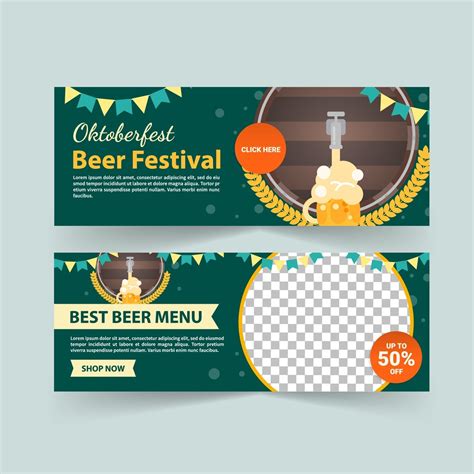 Banner template for oktoberfest. 3449555 Vector Art at Vecteezy